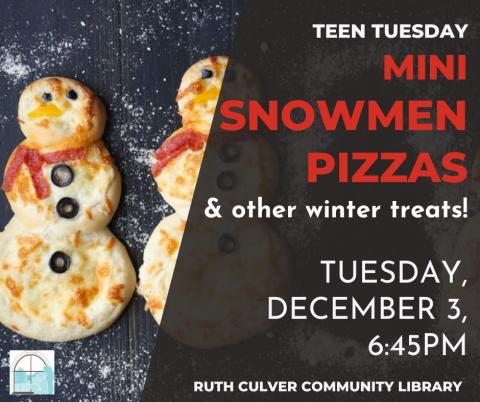 snowmen pizzas