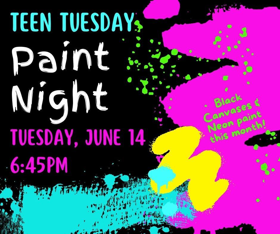 neon paint night