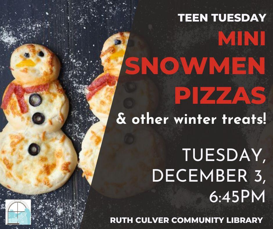 snowmen pizzas